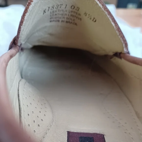 Florsheim Mens Brown Leather Tasseled Loafers Size 8.5D K1837 1 03 - Picture 7 of 7